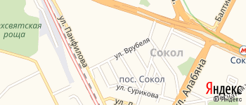 улица Врубеля на Яндекс карте