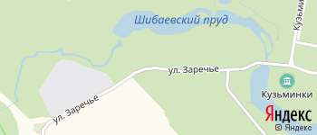 улица Заречье на Яндекс карте