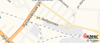 улица Жебрунова на Яндекс карте