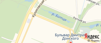 улица Знаменские Садки на Яндекс карте