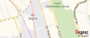 улица Зорге на Яндекс карте