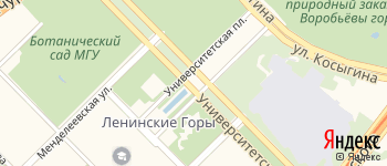 Университетская площадь на Яндекс карте