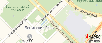 Университетский проспект на Яндекс карте