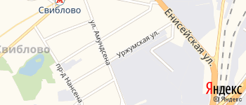 Уржумская улица на Яндекс карте