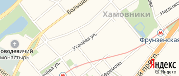 Усачёва улица на Яндекс карте