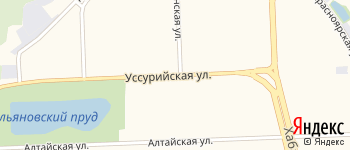 Уссурийская улица на Яндекс карте