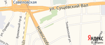 Вадковский переулок на Яндекс карте