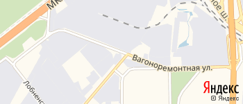 Вагоноремонтная улица на Яндекс карте