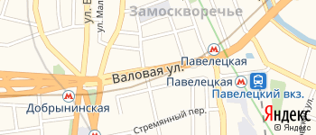 Валовая улица на Яндекс карте