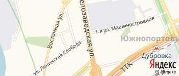 Велозаводская улица на Яндекс карте