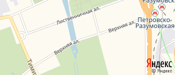 Верхняя аллея на Яндекс карте