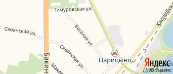 Весёлая улица на Яндекс карте