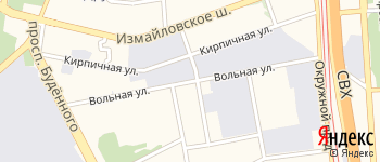 Вольная улица на Яндекс карте