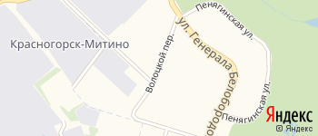 Волоцкой переулок на Яндекс карте