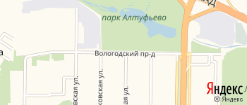Вологодский проезд на Яндекс карте