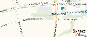 Воронежская улица на Яндекс карте