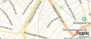 Вознесенский переулок на Яндекс карте
