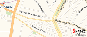 Вознесенский проезд на Яндекс карте