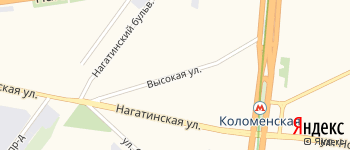Высокая улица на Яндекс карте