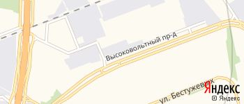 Высоковольтный проезд на Яндекс карте