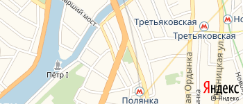 Якиманский проезд на Яндекс карте