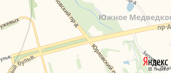 Юрловский проезд на Яндекс карте
