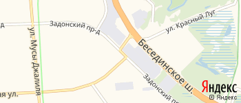 Задонский проезд на Яндекс карте