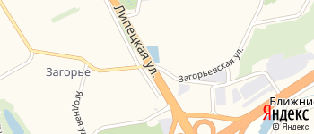 Загорьевская улица на Яндекс карте