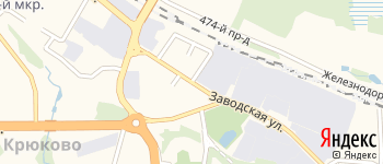 Заводская улица (пос. Малино) на Яндекс карте