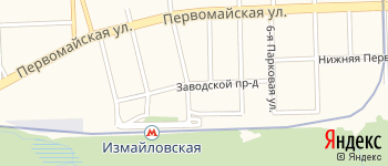 Заводской проезд на Яндекс карте