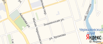 Знаменская улица на Яндекс карте
