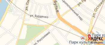 Зубовская улица на Яндекс карте