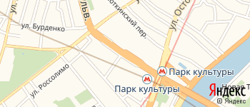 Зубовский бульвар на Яндекс карте