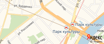 Зубовский проезд на Яндекс карте