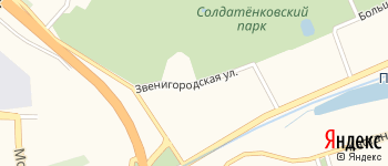 Звенигородская улица на Яндекс карте
