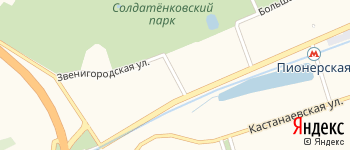 Звенигородский переулок на Яндекс карте
