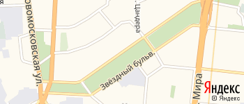Звёздный бульвар на Яндекс карте